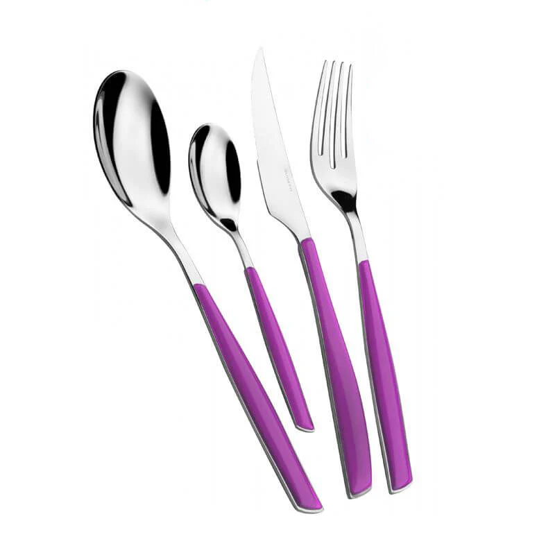 Glamour Servizio Posate Acciaio Inox e SAN - Set 24 Pz - Image 17