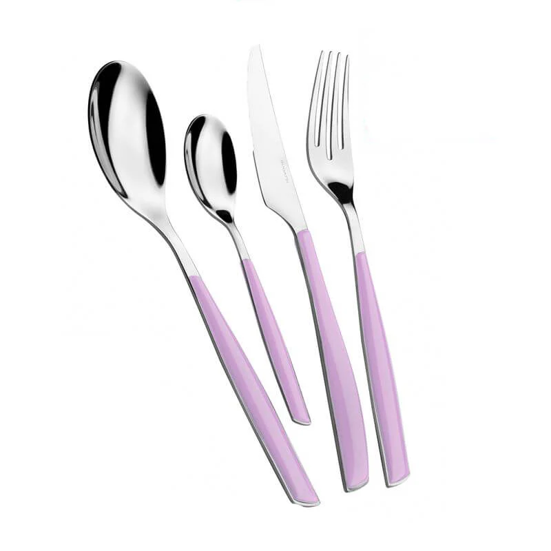 Glamour Servizio Posate Acciaio Inox e SAN - Set 24 Pz - Image 19