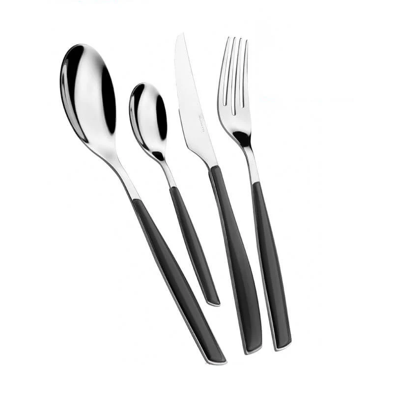 Glamour Servizio Posate Acciaio Inox e SAN - Set 24 Pz - Image 24