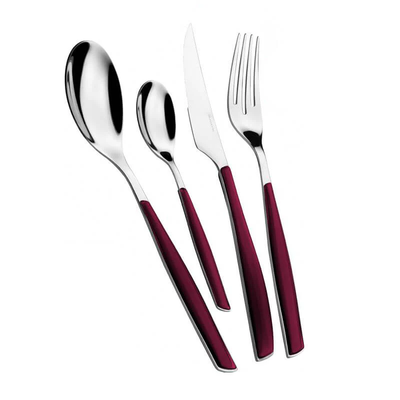 Glamour Servizio Posate Acciaio Inox e SAN - Set 24 Pz - Image 25