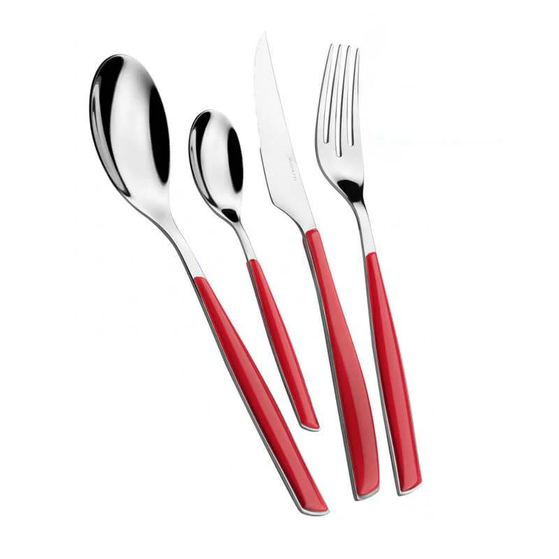 Glamour Servizio Posate Acciaio Inox e SAN - Set 24 Pz - Image 3