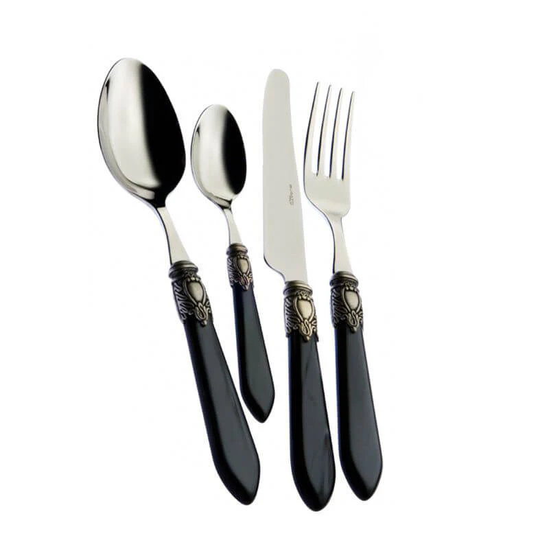 Oxford Servizio Posate Ghiera Argentata Acciaio Inox - Set 24 Pz - Image 10
