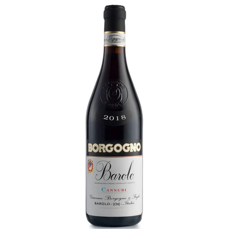 Cannubi Barolo DOCG 2018 Borgogno + 2 Calici Borgogna Denk’Art 96 cl - Image 2