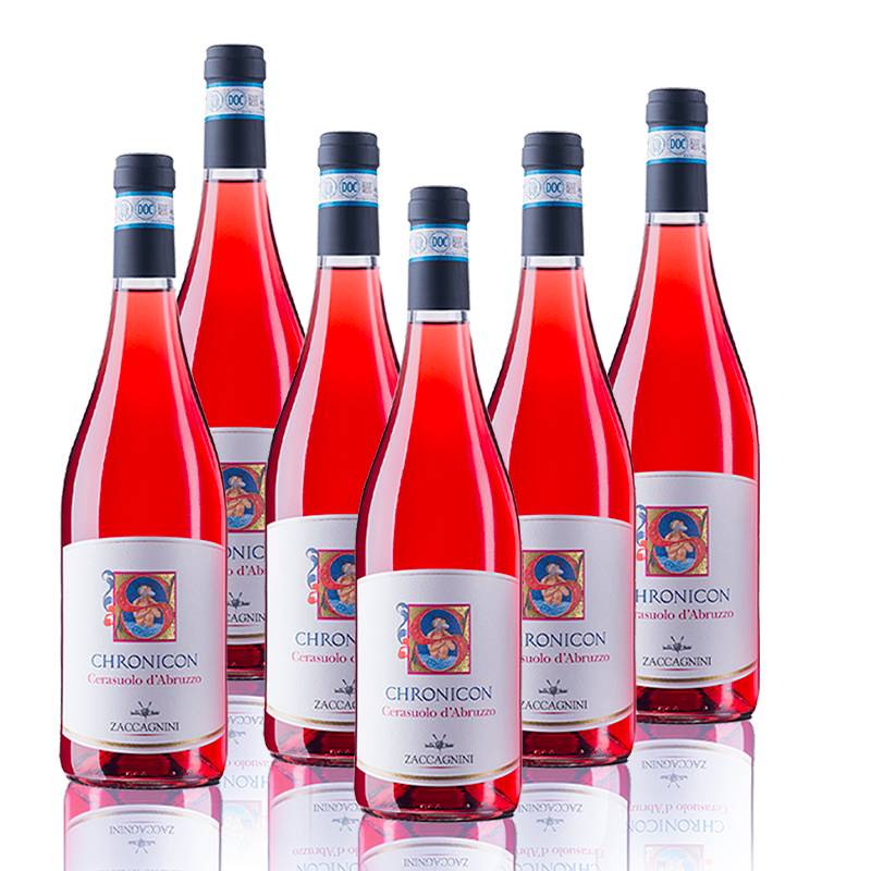 Chronicon Cerasuolo D'Abruzzo DOC 2021 Cantina Zaccagnini  - Set 6 Bottiglie