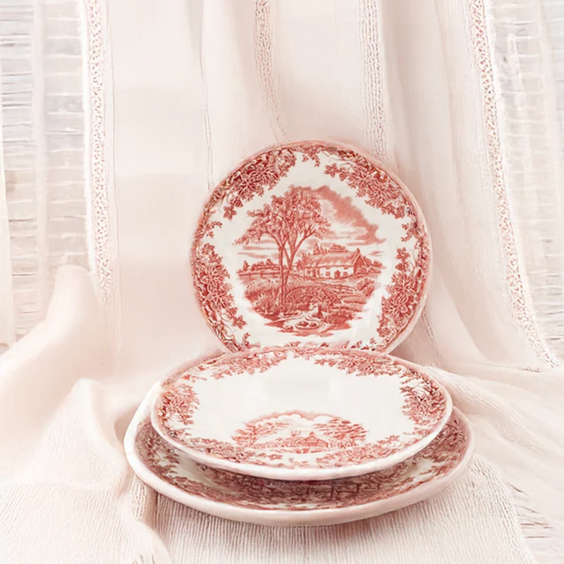 James Sadler & Sons Brookpink Servizio Piatti In Terracotta - Set 18 Pz - Image 3