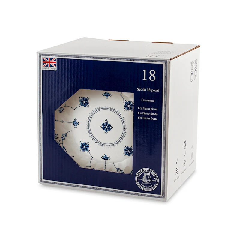 James Sadler & Sons Finlandia Servizio Piatti In Terracotta - Set 18 Pz - Image 3