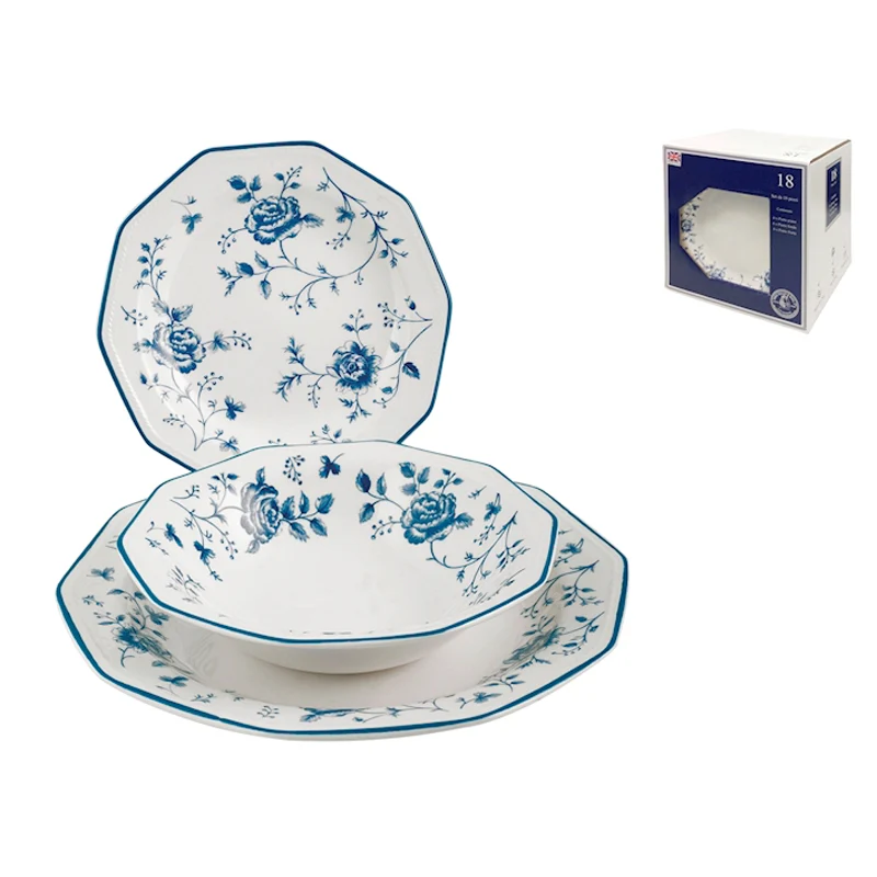 James Sadler & Sons Rose Servizio Piatti In Terracotta - Set 18 Pz - Image 6