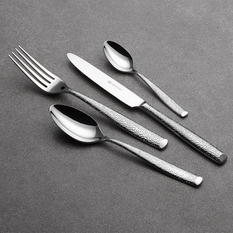Raku Cucchiaio Tavola In Acciaio Inox - Set 12 Pz - Image 2