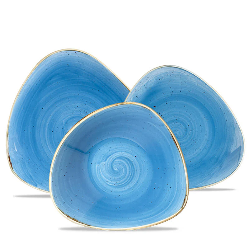 Stonecast Servizio Piatti Triangolare In Porcellana Vetrificata - Set 12 Pz - Image 15