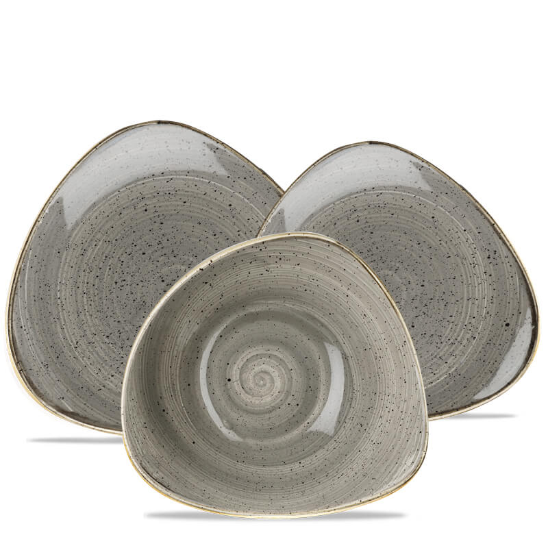 Stonecast Servizio Piatti Triangolare In Porcellana Vetrificata - Set 12 Pz - Image 47