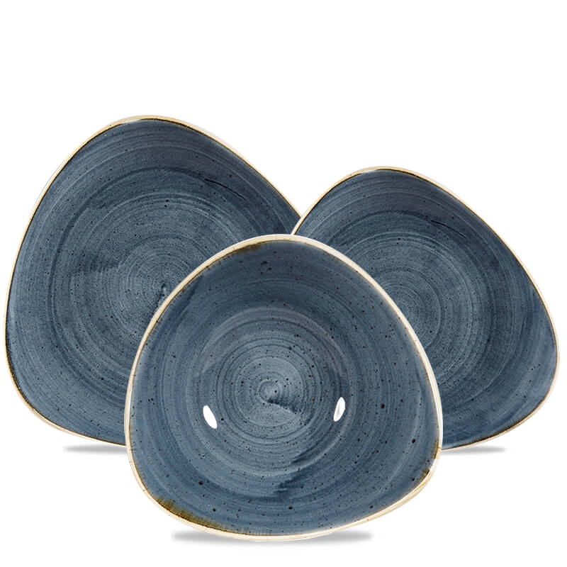 Stonecast Servizio Piatti Triangolare In Porcellana Vetrificata - Set 12 Pz - Image 9