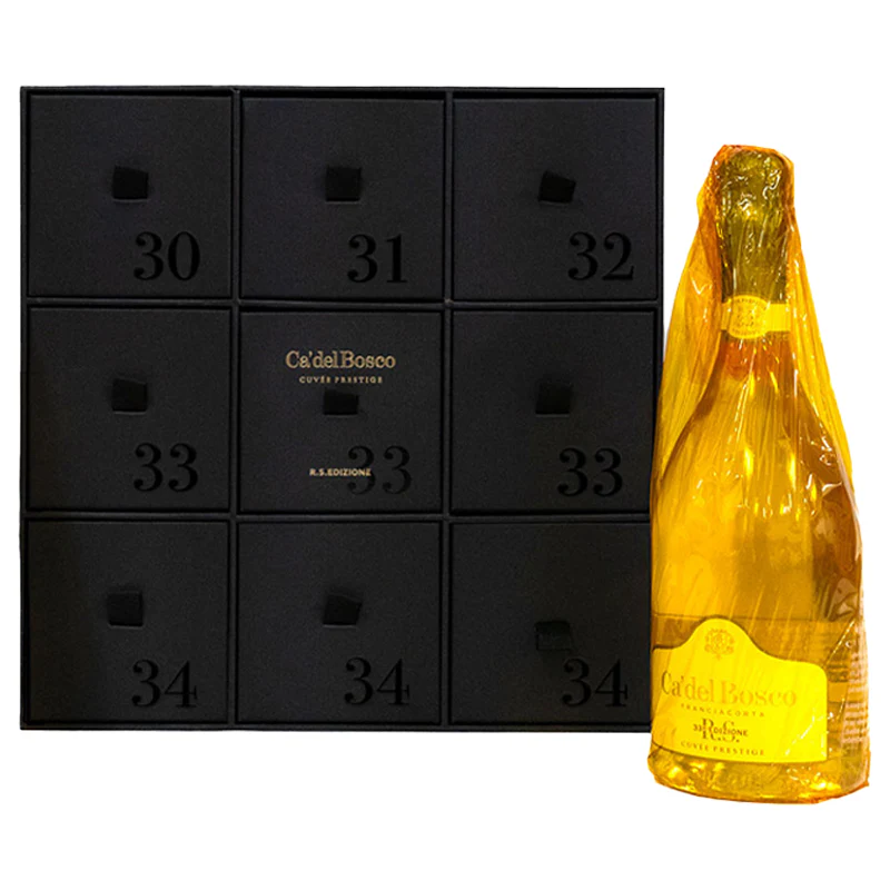 Cuvee Prestige Cofanetto Verticale Franciacorta DOCG Ca' del Bosco  - Set 9 Bottiglie
