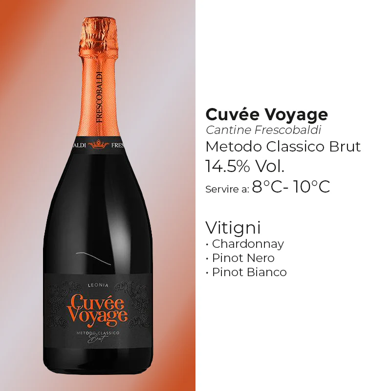 Cuvée Voyage Metodo Classico Brut Cantina Frescobaldi - Image 3