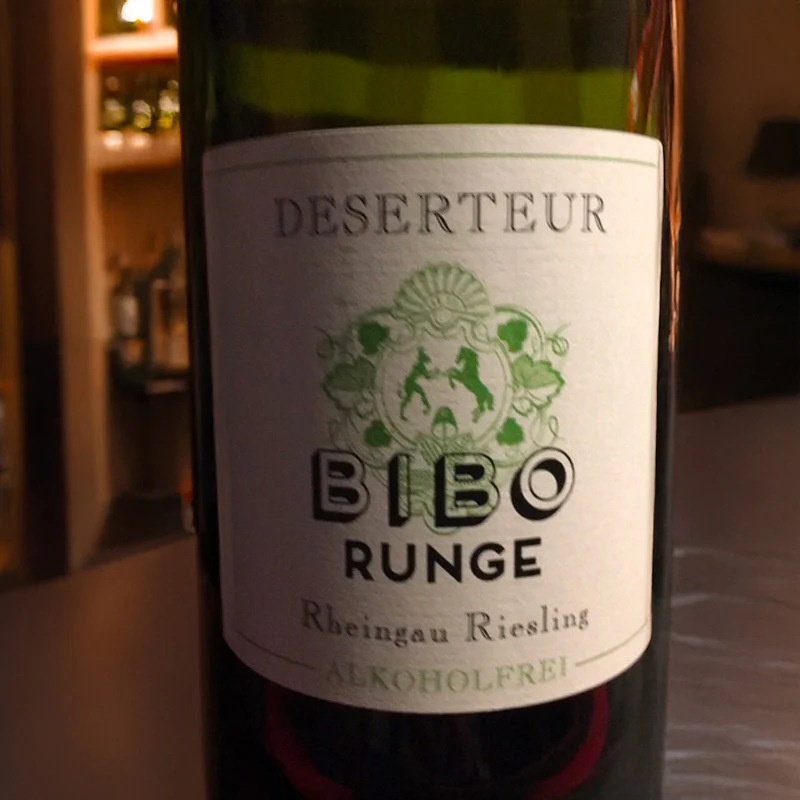 Deserteur Rheingau Riesling Dealcolato Bibo Runge - Image 2