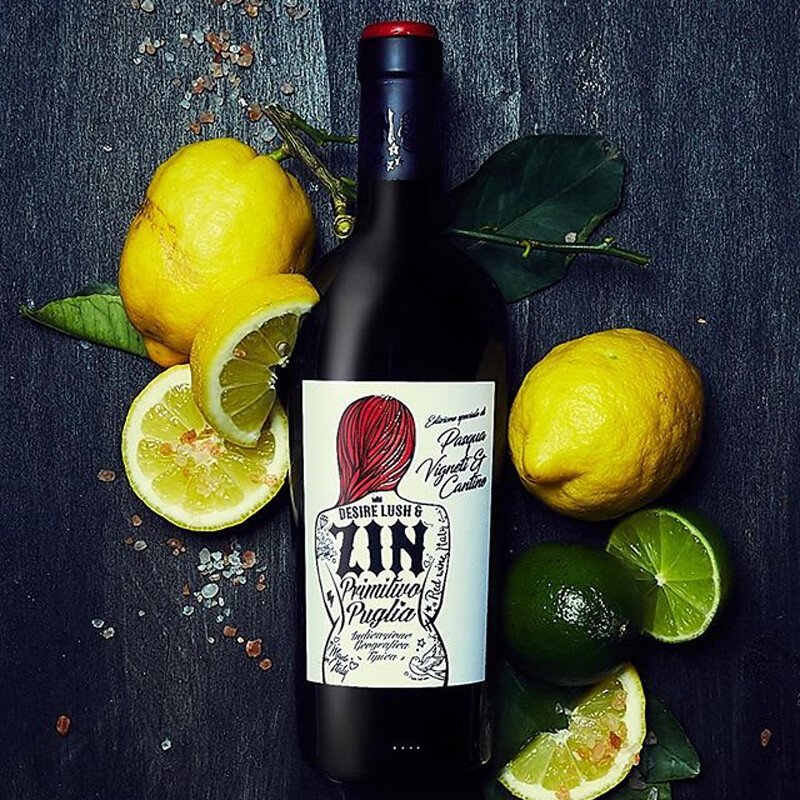 Desire Lush & Zin Primitivo Puglia IGT 2023 Cantine Pasqua - Image 5