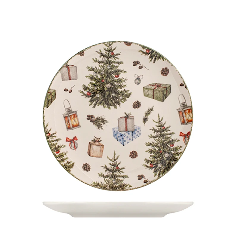 Christmas Carol Servizio Piatti In Stoneware - Set 18 Pz - Image 3