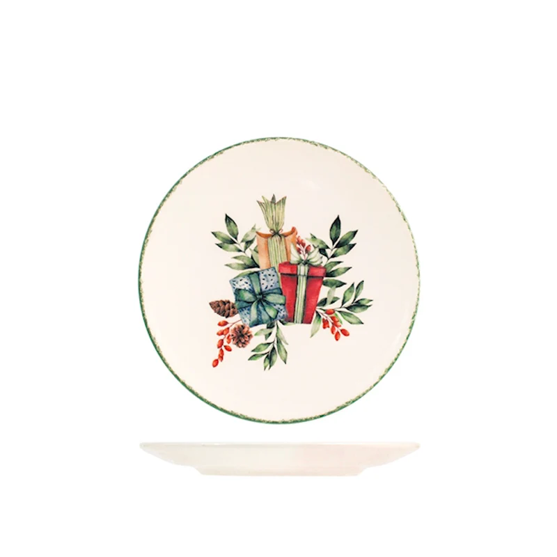 Christmas Carol Servizio Piatti In Stoneware - Set 18 Pz - Image 4