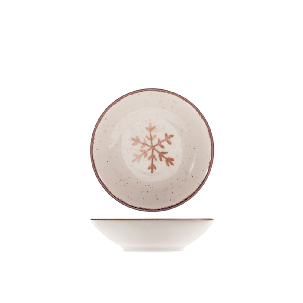 Cinnamon Glows Servizio Piatti Decoro Natalizio In Stoneware Set 18 Pz - Image 4
