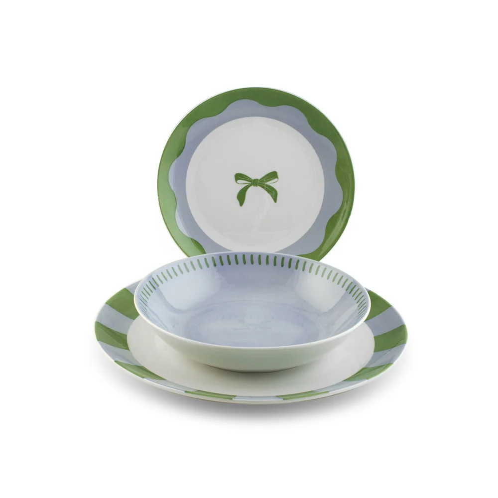 Coupe Minty Servizio Piatti In Porcellana - Set 18 Pz - Image 3