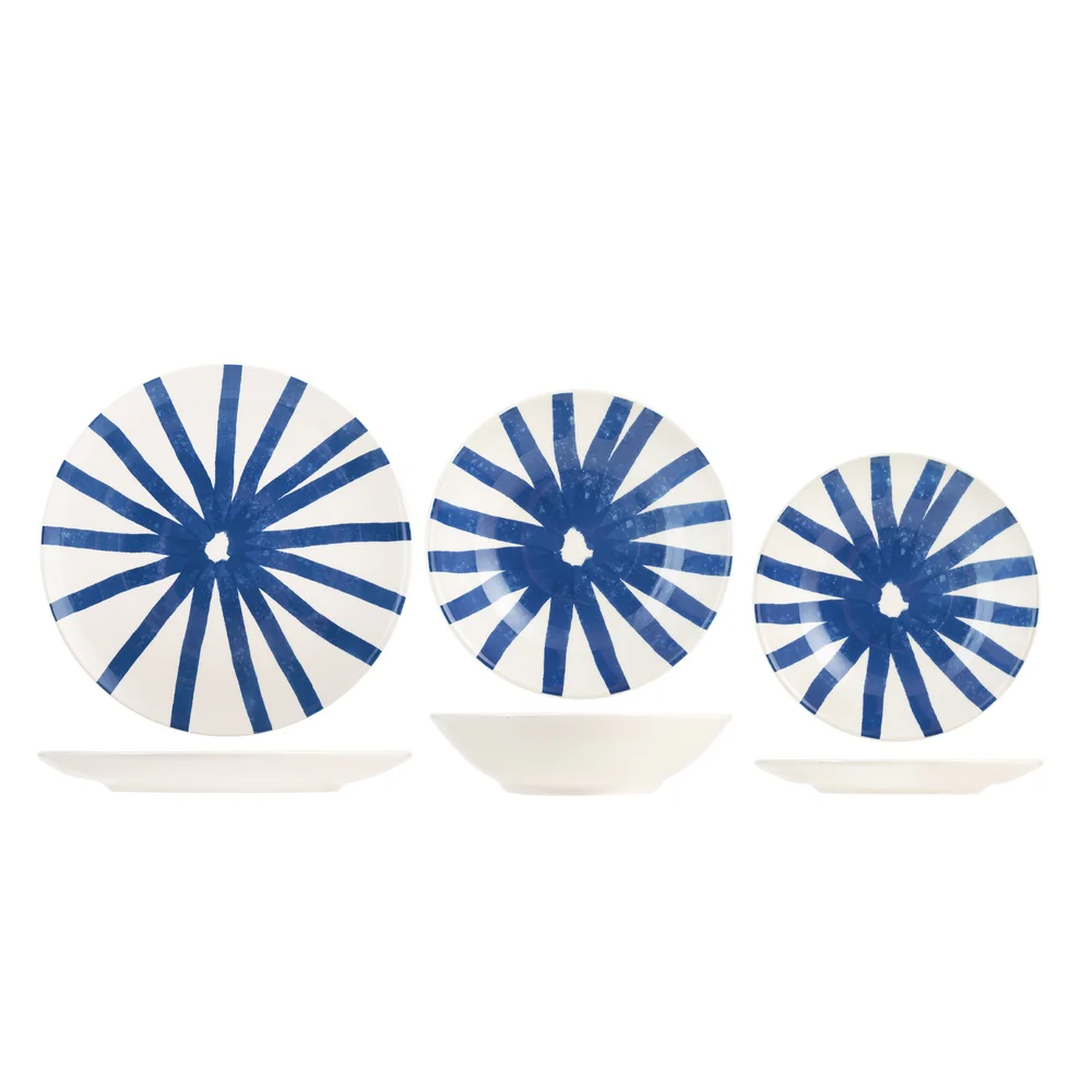 Coupe Rodi Servizio Piatti In Stoneware - Set 18 Pz - Image 4