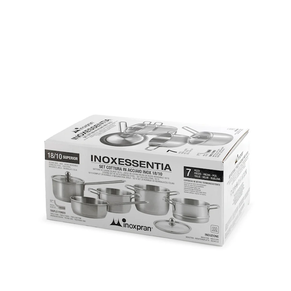 Inoxicon Batteria Pentole Set 8 Pz - Image 2