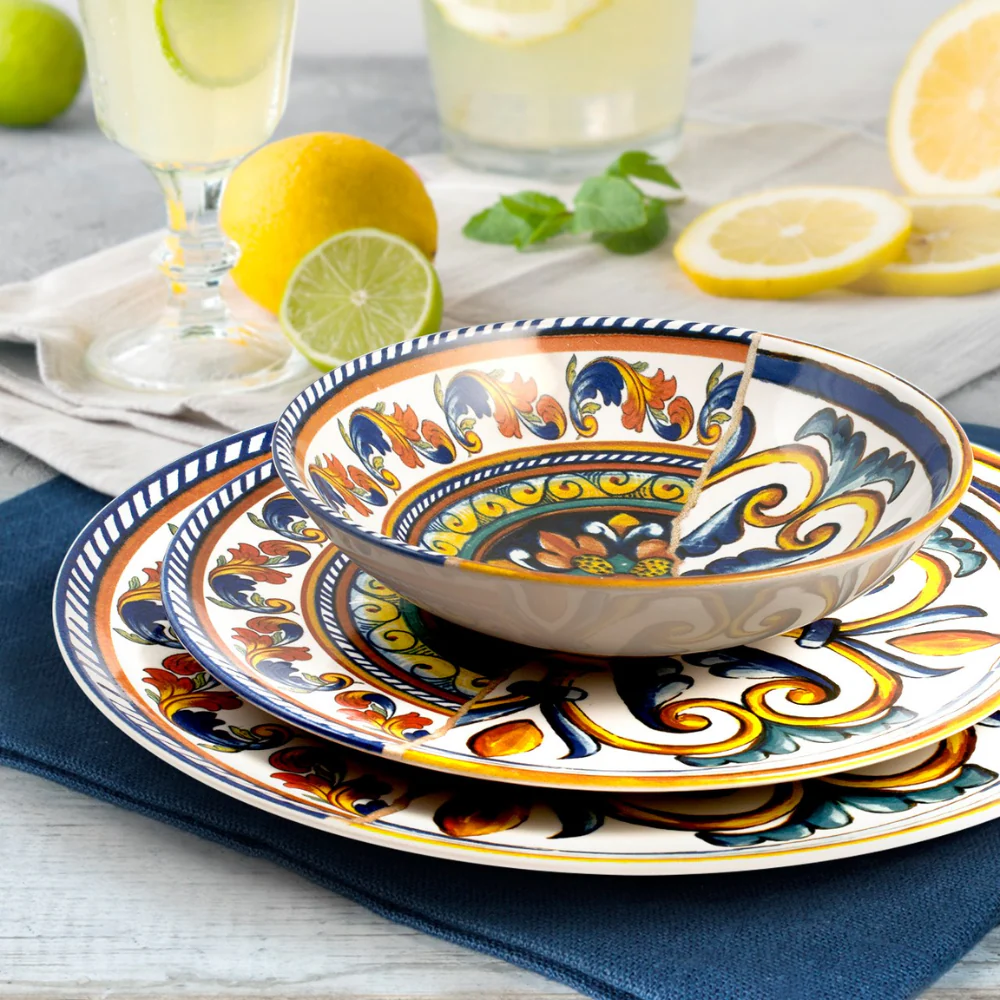 Positano Piatto Fondo Pastabowl In Stoneware Set 6 Pz - Image 5