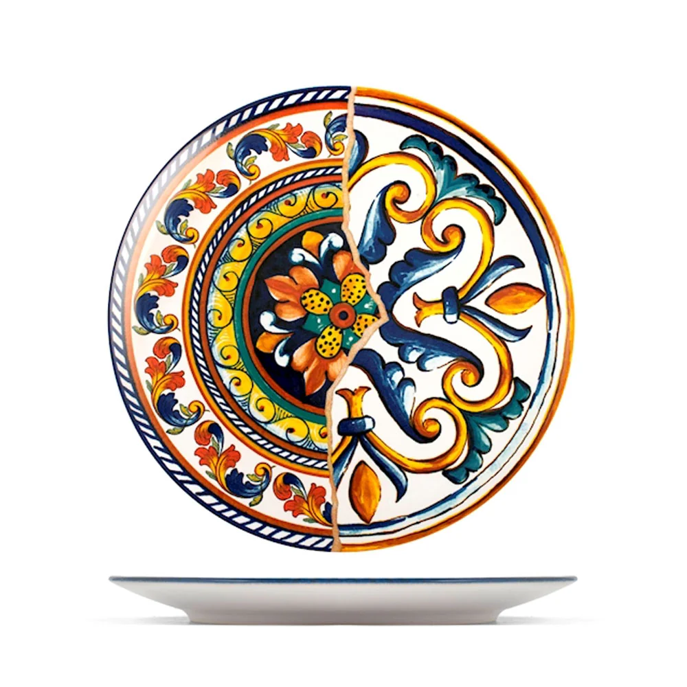 Positano Piatto Piano In Stoneware Set 6 Pz - Image 3