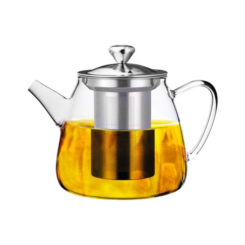 Teiera In Vetro Borosilicato Con Filtro In Acciaio Inox