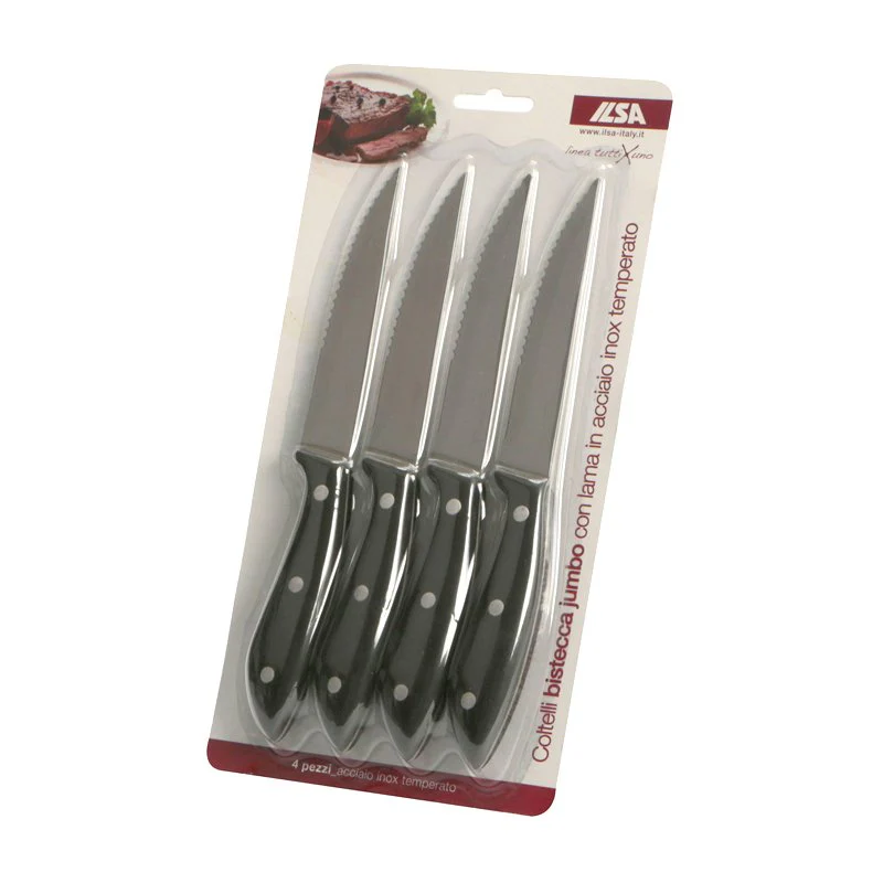 TuttiXUno Coltello Bistecca In Acciaio Inox - Set 4 Pz