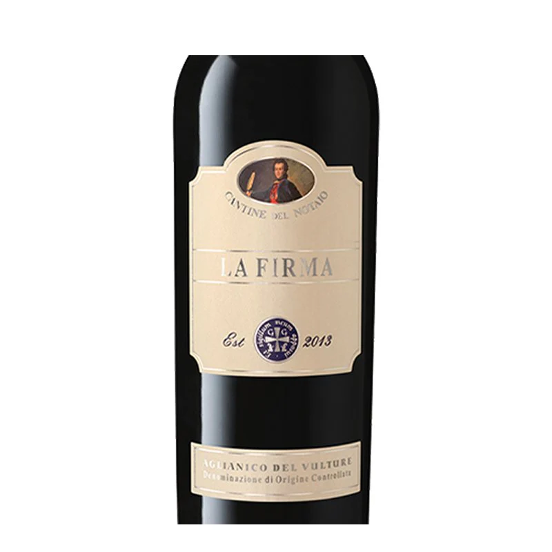 La Firma Aglianico Del Vulture DOC 2016 Cantine Del Notaio - Image 2