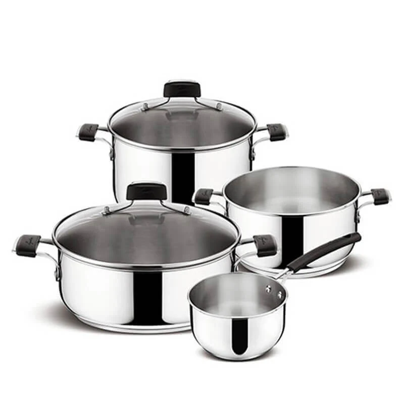 Tempra Set Pentole In Acciaio Inox - Set 6 Pz