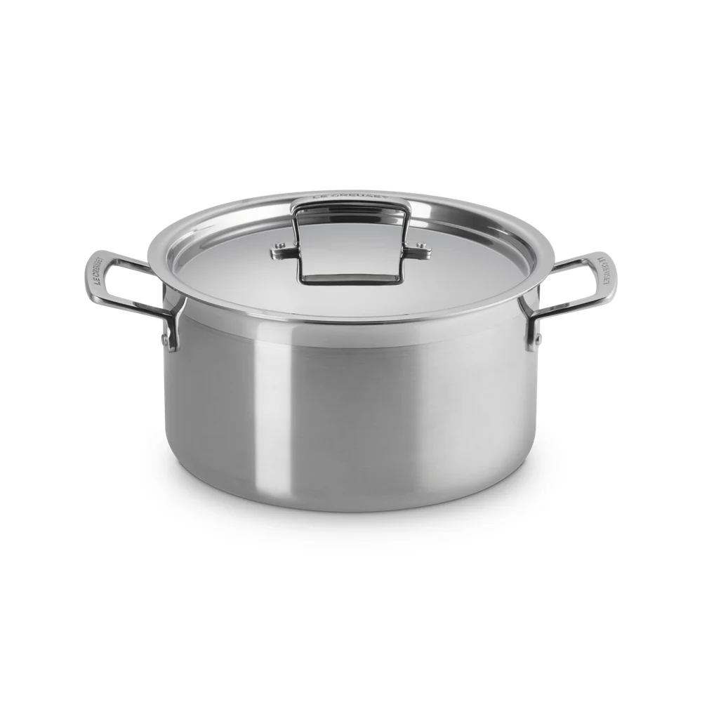 Acciaio Inox Casseruola Alta Con Coperchio In Acciaio Inox - Image 13