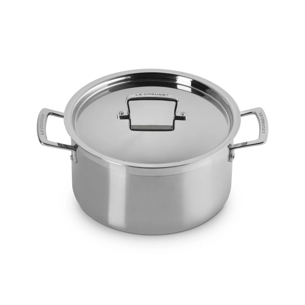 Acciaio Inox Casseruola Alta Con Coperchio In Acciaio Inox - Image 14
