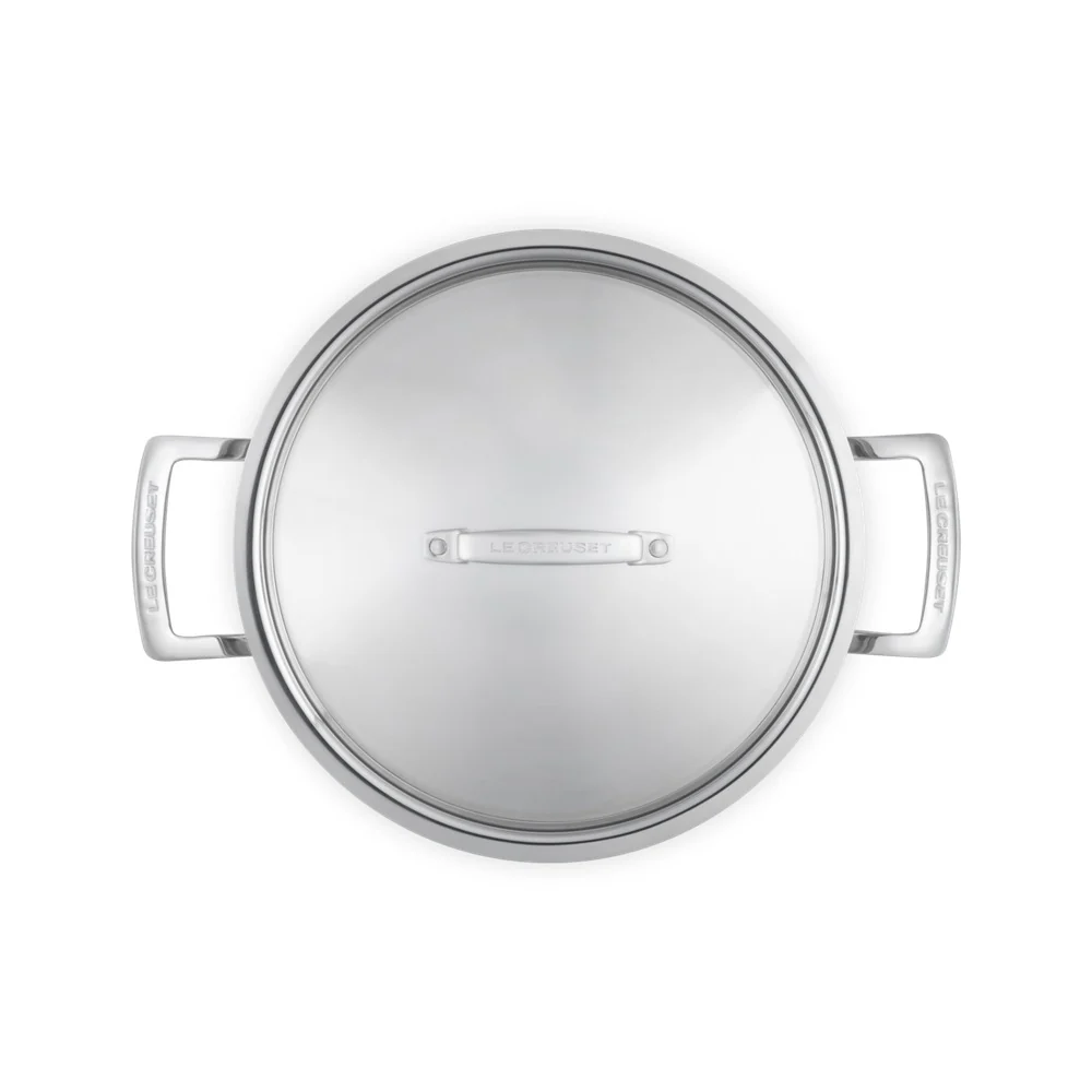Acciaio Inox Casseruola Alta Con Coperchio In Acciaio Inox - Image 16