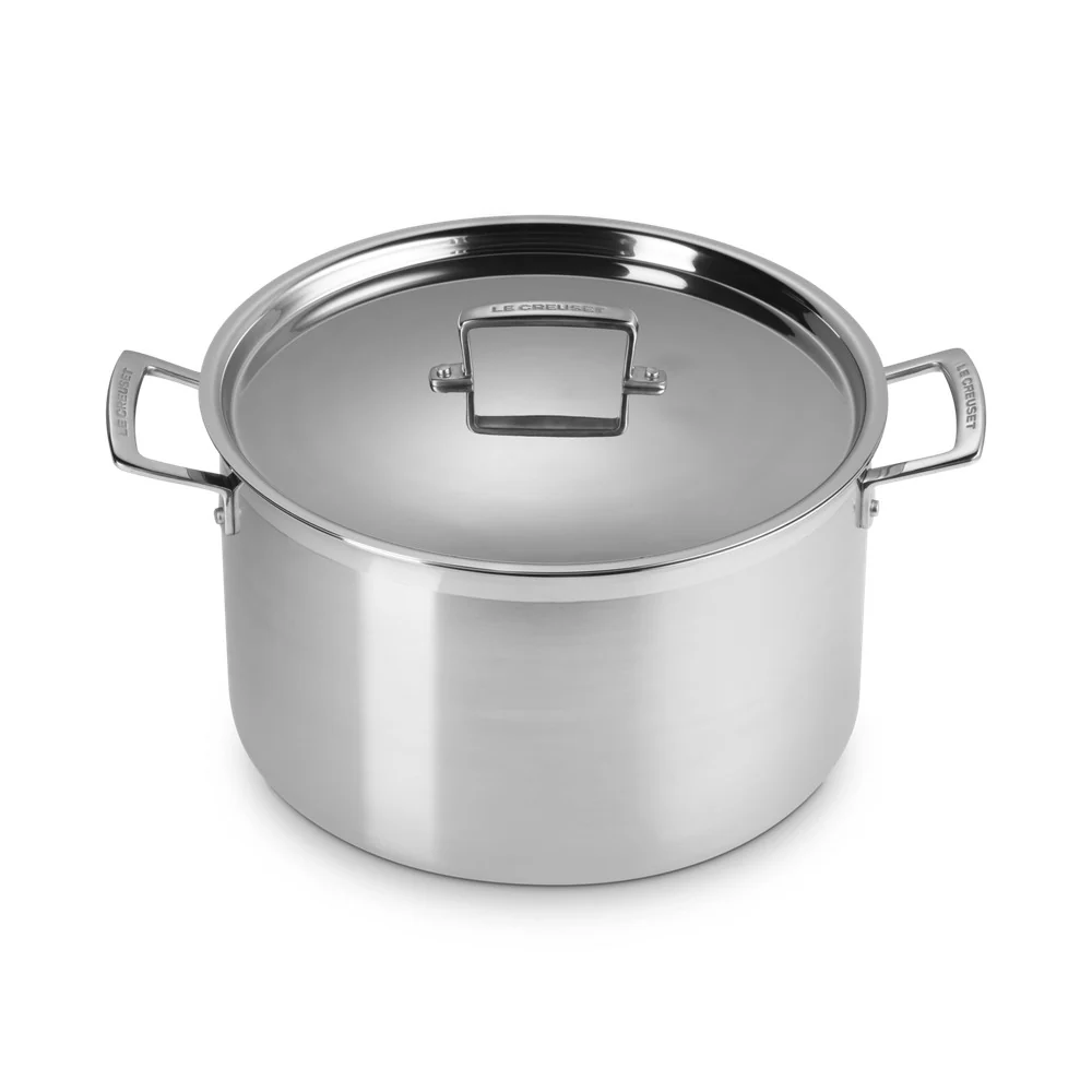 Acciaio Inox Casseruola Alta Con Coperchio In Acciaio Inox - Image 20