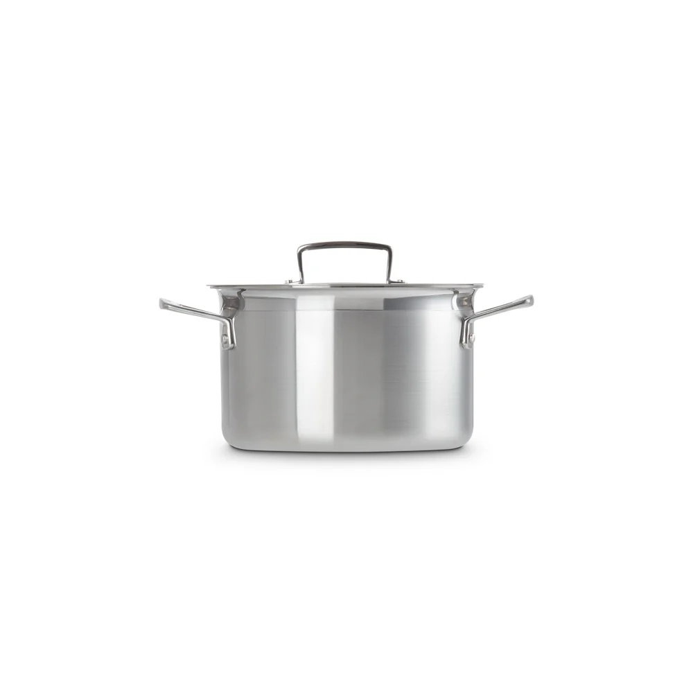 Acciaio Inox Casseruola Alta Con Coperchio In Acciaio Inox - Image 3