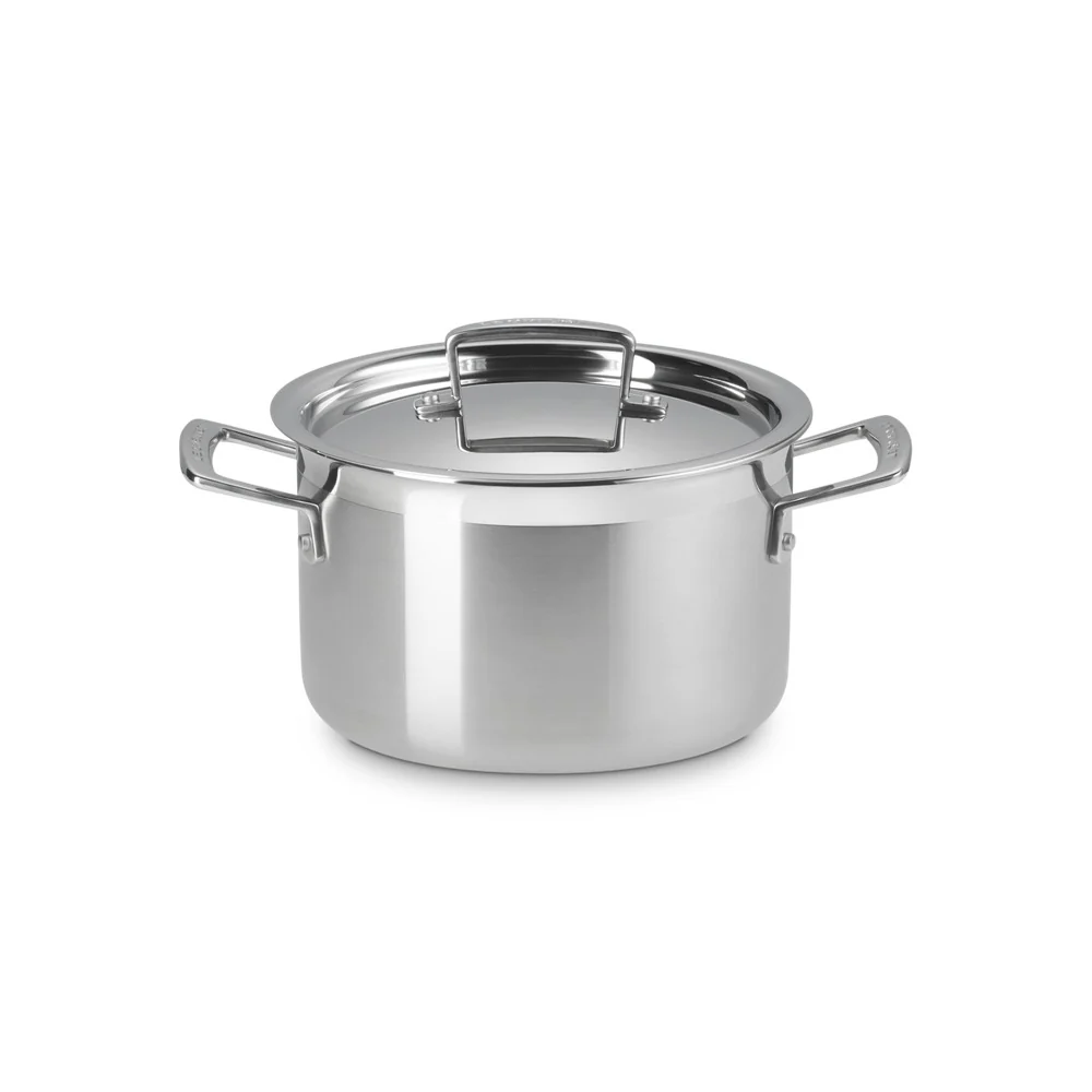 Acciaio Inox Casseruola Alta Con Coperchio In Acciaio Inox - Image 7