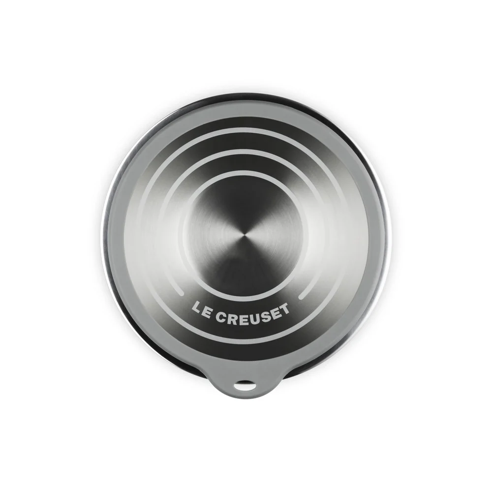 Acciaio Inox Ciotola per Impasto In Acciaio Inox Con Coperchio in Vetro e Bordo In Silicone - Image 11