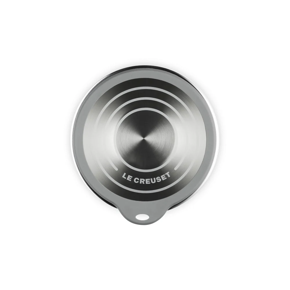 Acciaio Inox Ciotola per Impasto In Acciaio Inox Con Coperchio in Vetro e Bordo In Silicone - Image 7