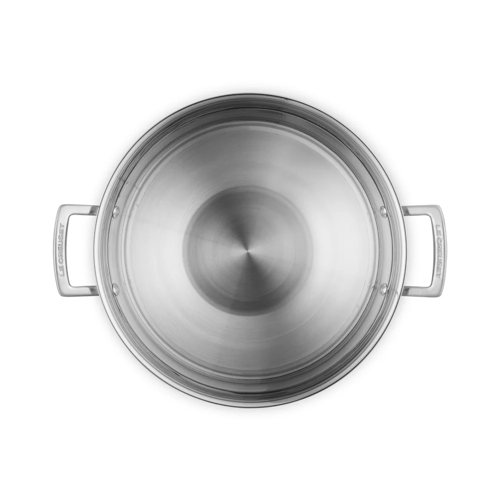 Acciaio Inox Wok In Acciaio Inox Con Coperchio In Vetro - Image 6