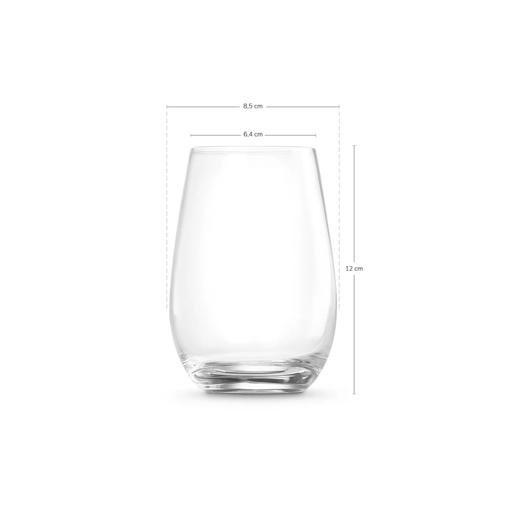 Bicchiere Acqua In Vetro Set 4 Pz - Image 4