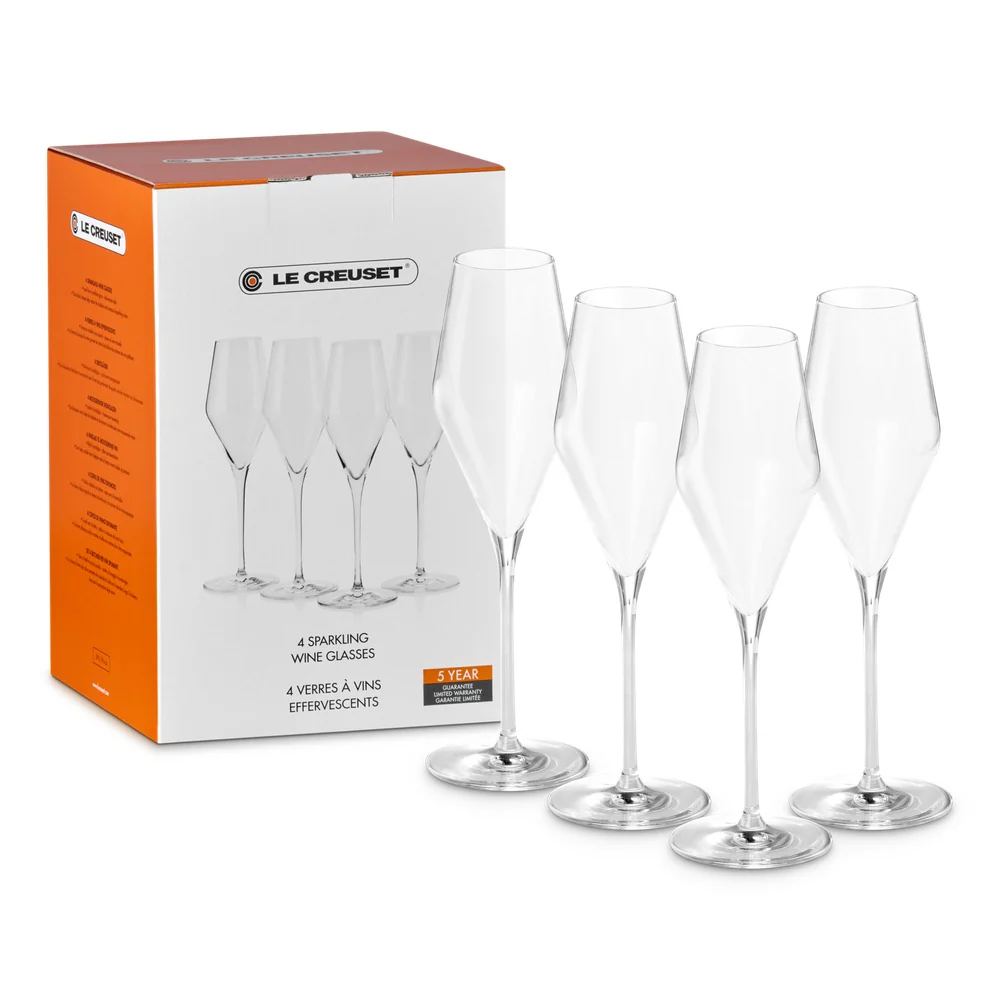 Calice Flute In Vetro Set 4 Pz - Image 2