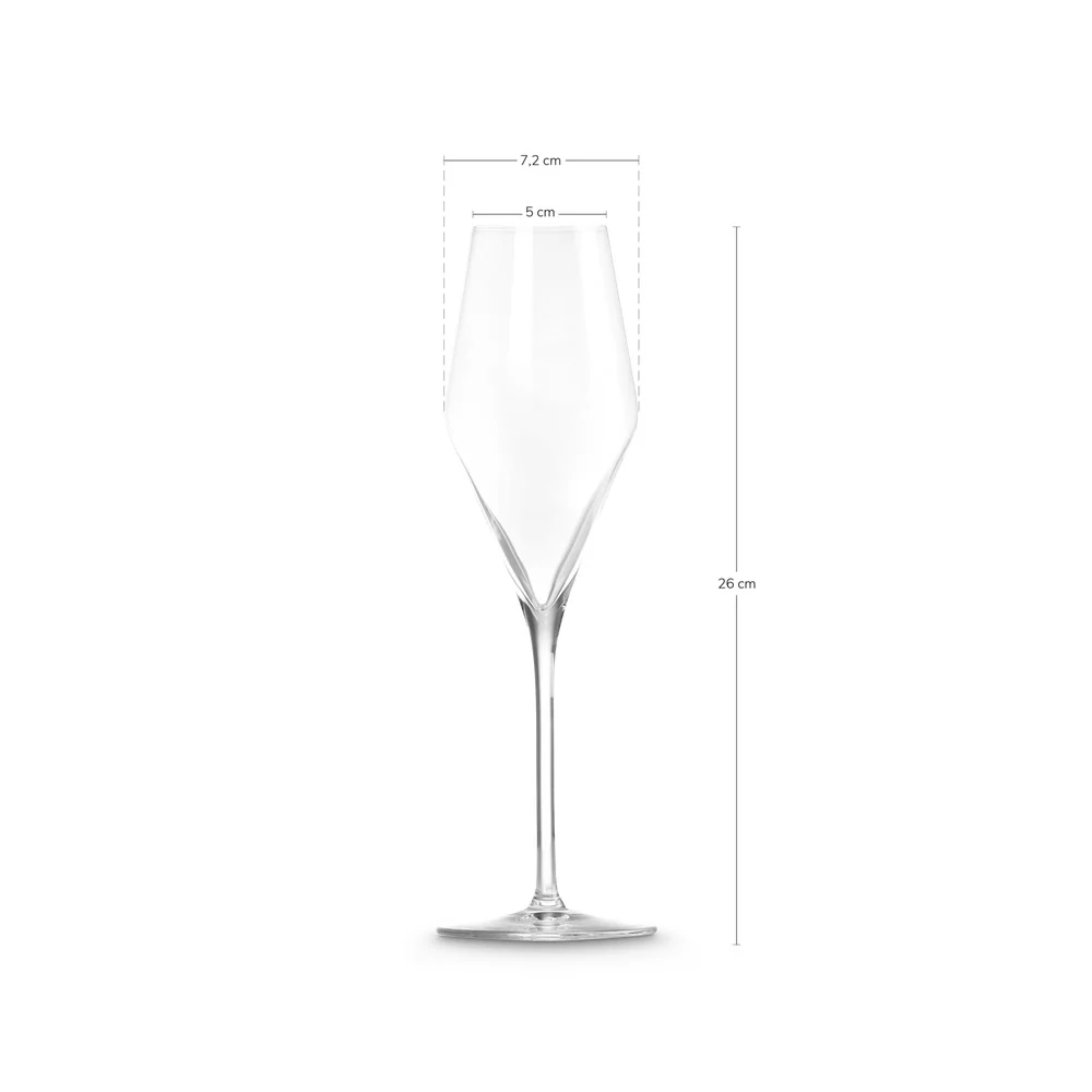 Calice Flute In Vetro Set 4 Pz - Image 4