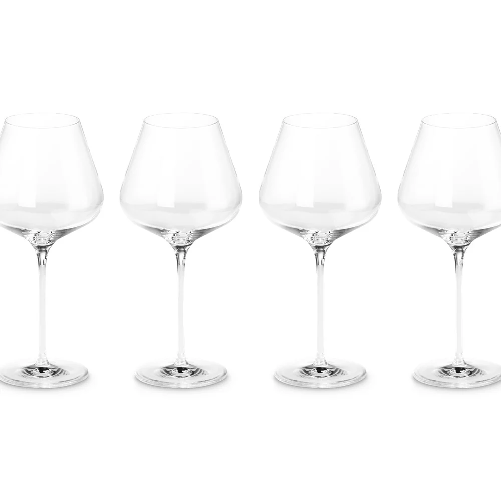 Calice Vino Rosso Borgogna In Vetro Set 4 Pz