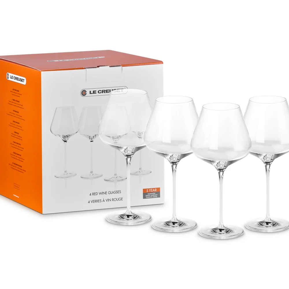Calice Vino Rosso Borgogna In Vetro Set 4 Pz - Image 2