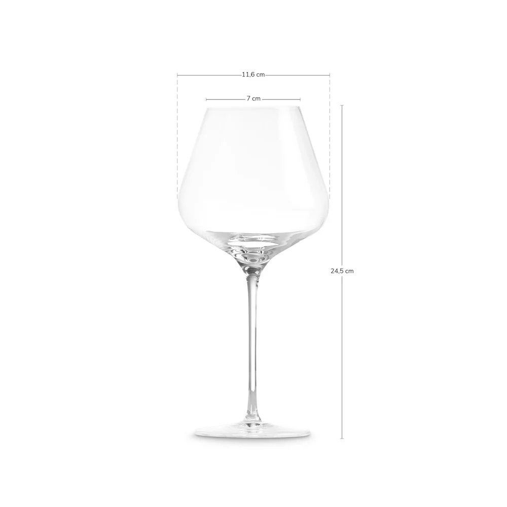 Calice Vino Rosso Borgogna In Vetro Set 4 Pz - Image 4