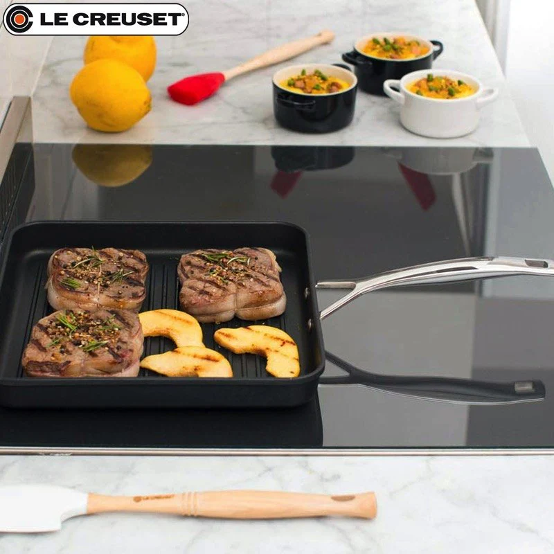 Les Forgées Bistecchiera Quadrata In Alluminio Antiaderente - Image 3