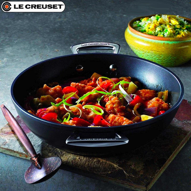 Les Forgées Wok Antiaderente In Alluminio Antiaderente - Image 2