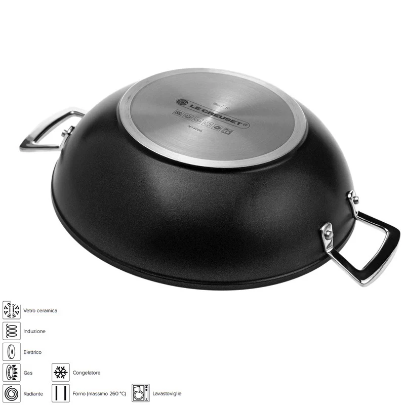 Les Forgées Wok Antiaderente In Alluminio Antiaderente - Image 6