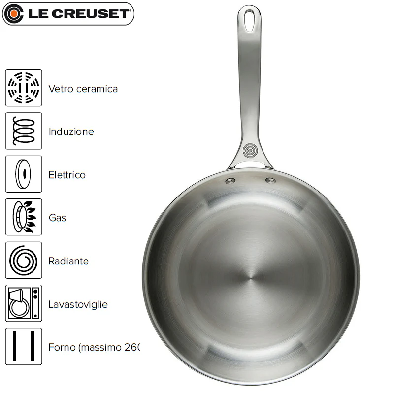 Padella Alta In Acciaio Inox - Image 3